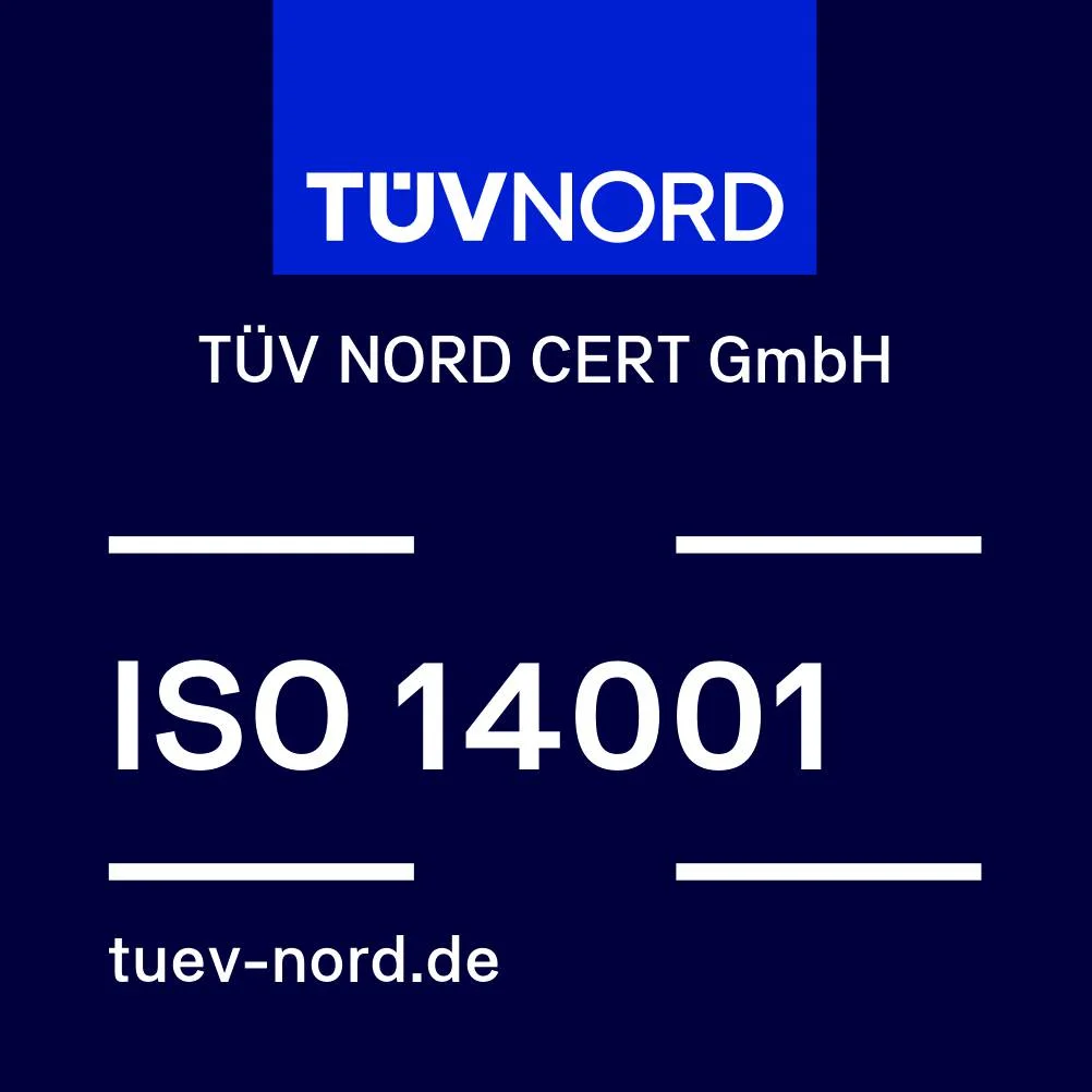 ISO 14001 Environmental Management certificate