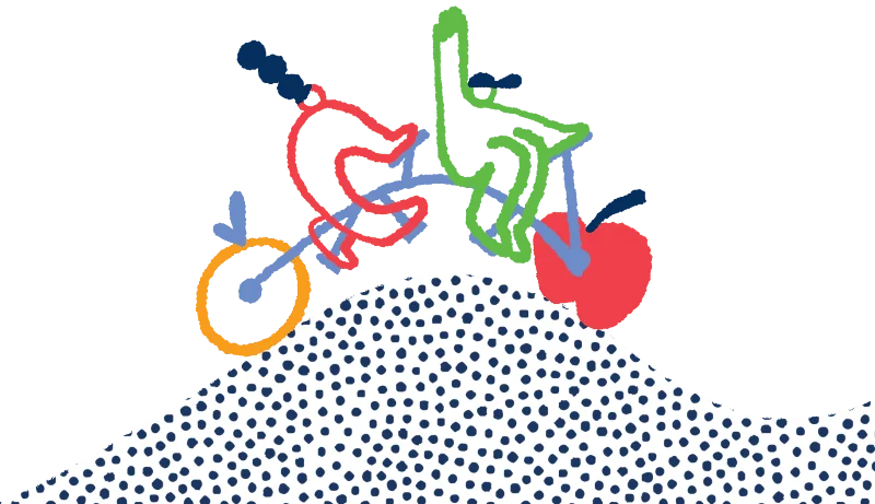 Bike on hill visual