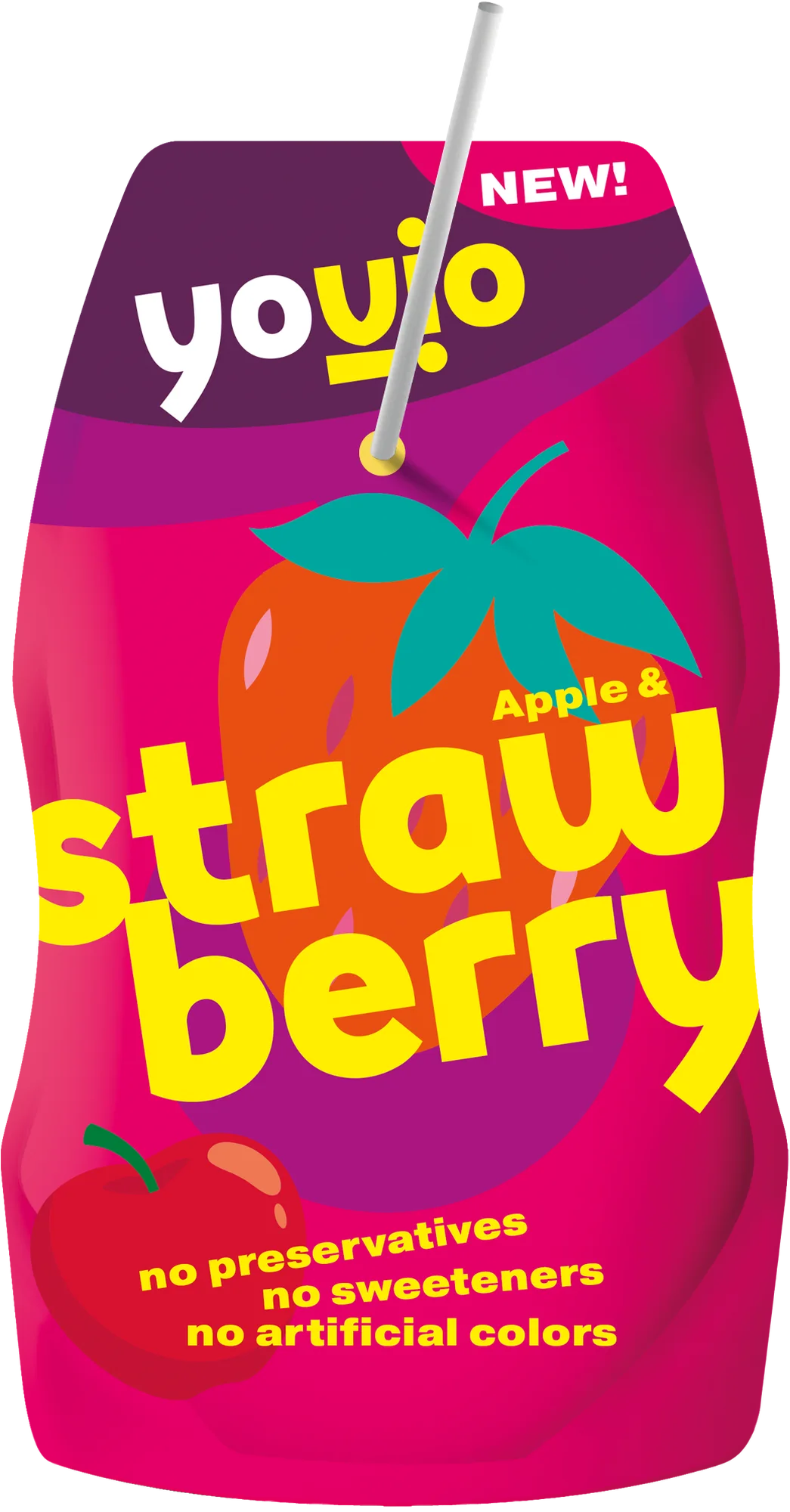 Yovio! Apple & Strawberry pouch